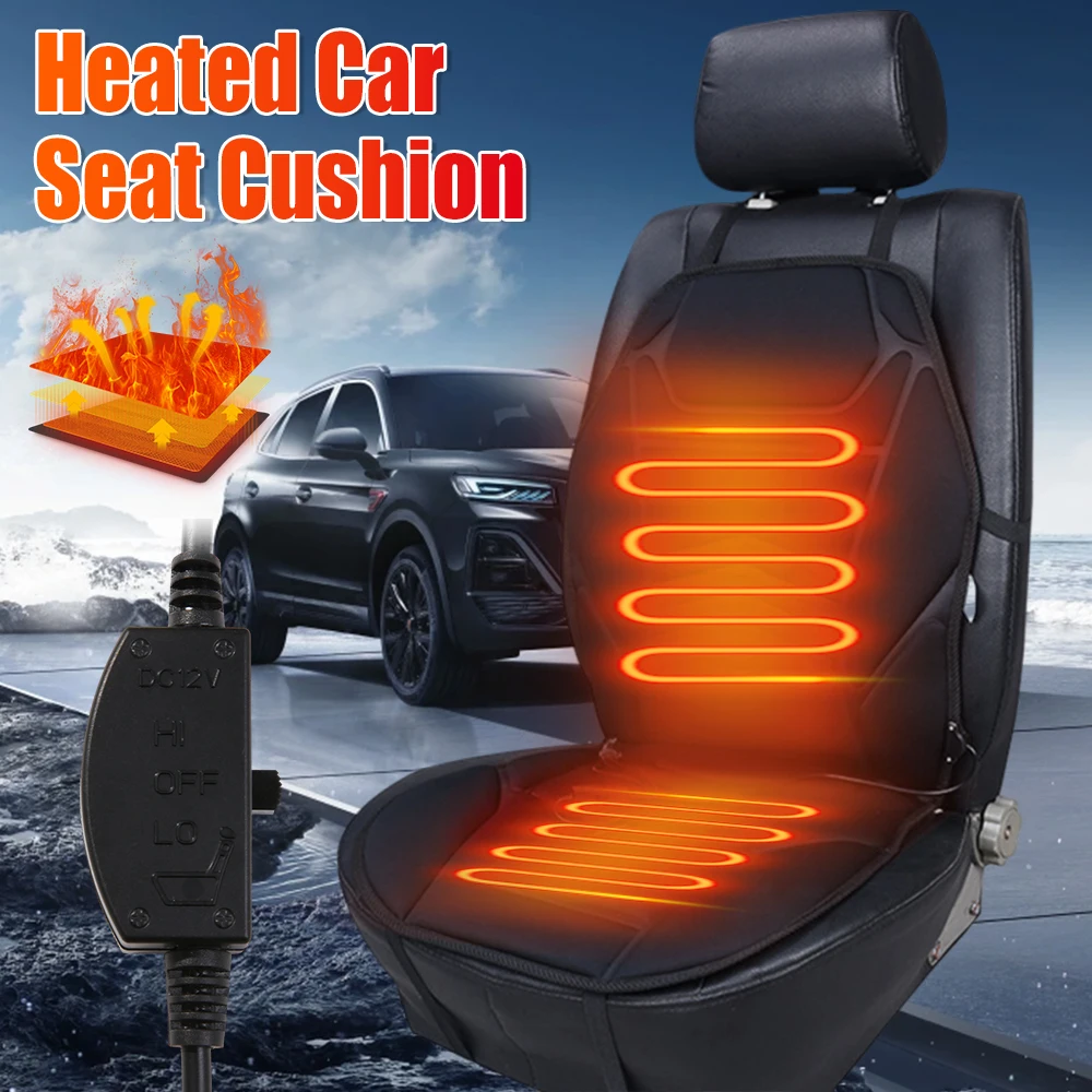 

12V Car Seat Heating Cushion Cover for Winter Cold Days Car Heated Seats Winter Seat Heater Car Electric Heated Seat Universal