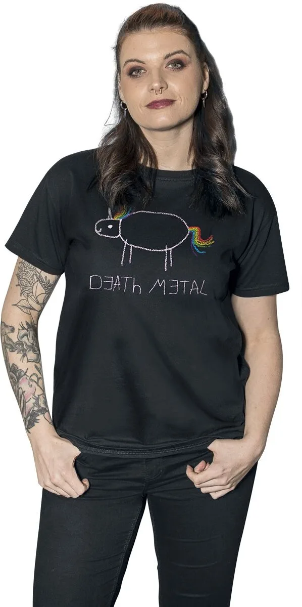 تي شيرت Death Metal الفاخر الراقية لكل من الرجال والنساء، قمة Y2k لصيف 2026 #4