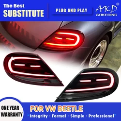 AKD Tail Lamp for  VW Beetle LED Tail Light 2013-2021 Beetle Rear Fog Brake Turn Signal Automotive Accessories