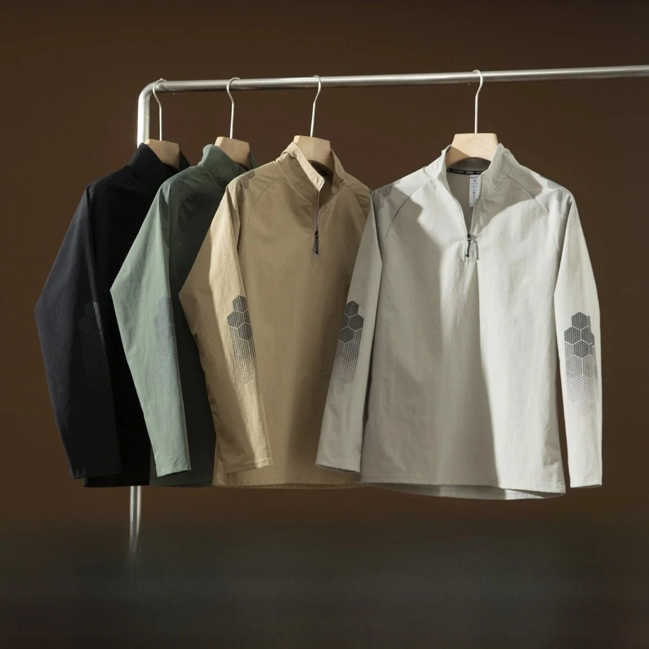 

Profional Cycling Series Long Sve T-irt Qui Dry Breathable Spor Stand Collar f Zip Autumn New Arrival for Men