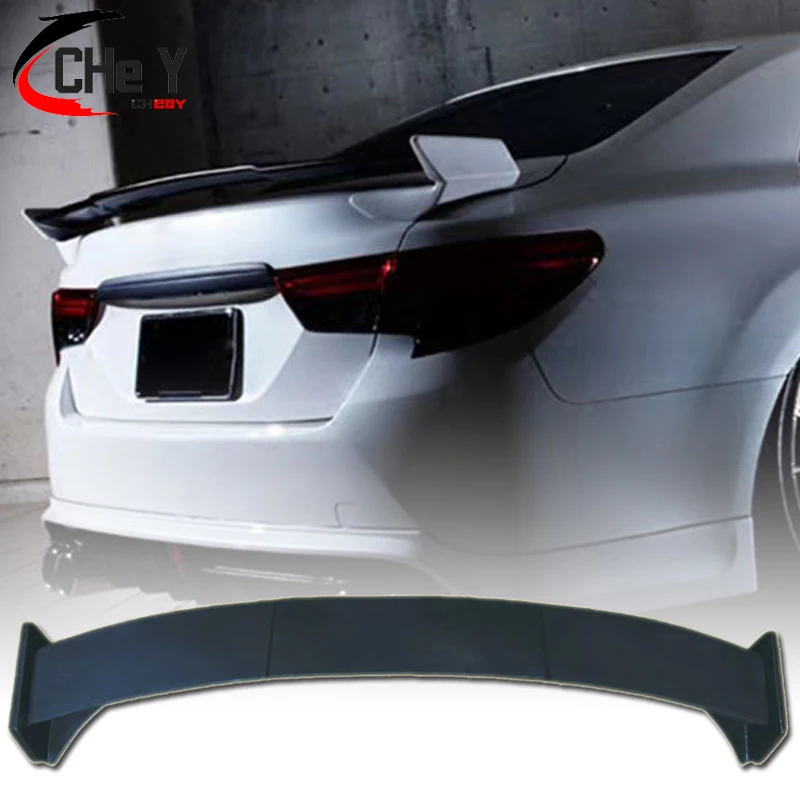 

Mark X Reiz Glass Black Fiber Unpainted Primer Rear Wing Lip Spoiler For Toyota Mark X 2010 2011 2012 2013 2014 2015 2016