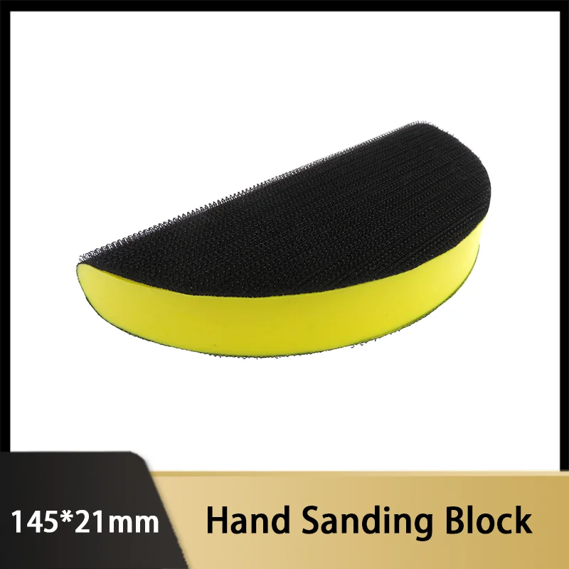 6 Inches Flexible EVA Foam Hand Sanding Block Sanding Board Hook and Loop for Wood Furniture Restoration Home Arts and Crafts