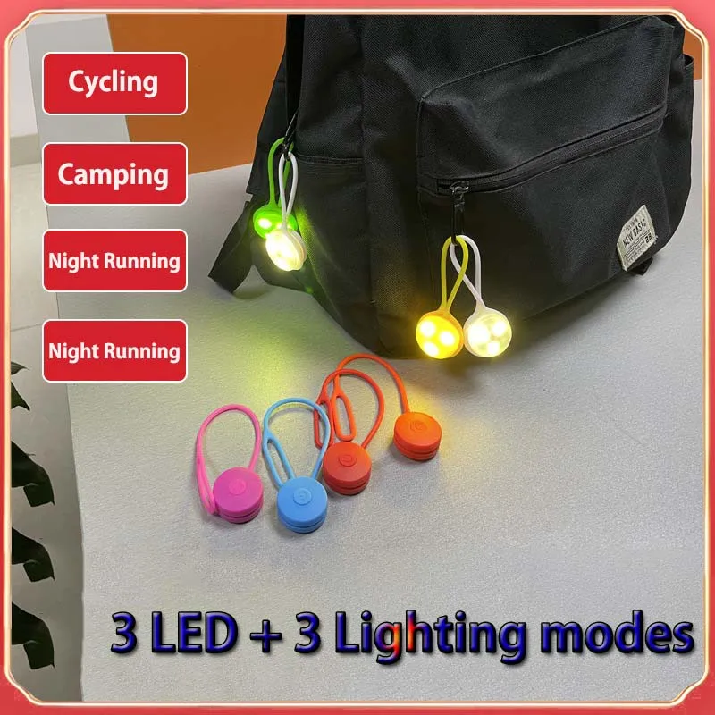 

LED Keychain light Outdoor backpack light flash signal warning light for Walking Running Sports Outdoor Emergency