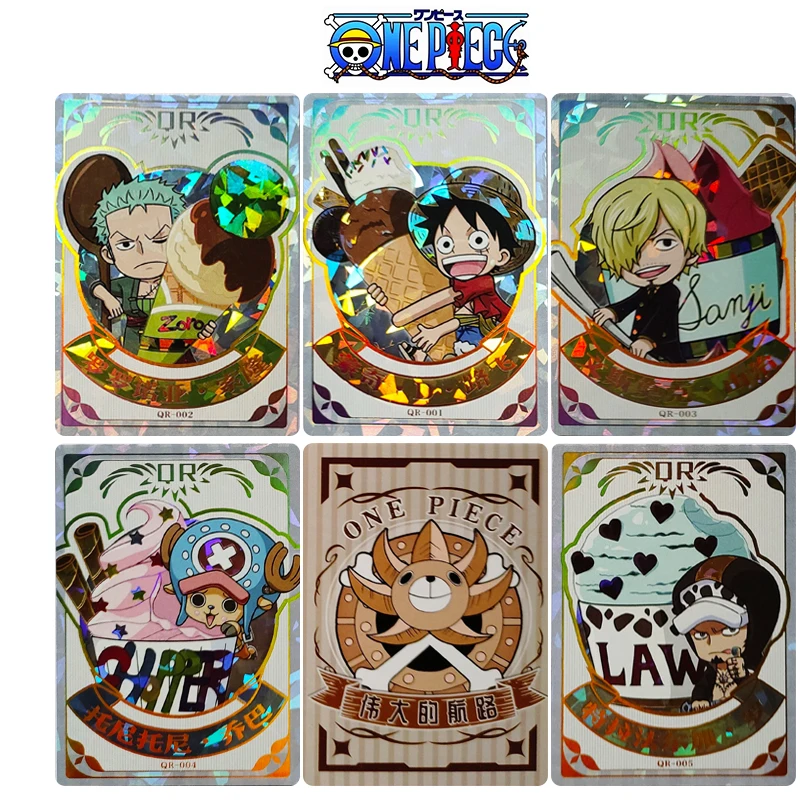 

ONE PIECE QR SSR HR QR series Collection card Kozuki Hiyori Belo Betty Anime characters Flash card Cartoon toys Christmas gift