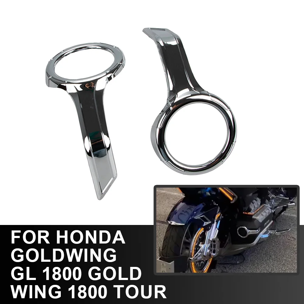 

Chrome Fog Light Trim Rings Decoration Cover Accessories For Honda Gold Wing GL 1800 Tour DCT GoldWing GL1800 2018-2023