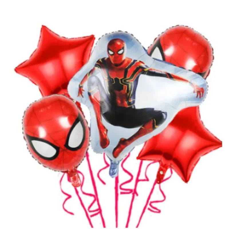 Marvel Comics Captain America Spider-Man Iron Man Theme Birthday Party Decorative Balloon