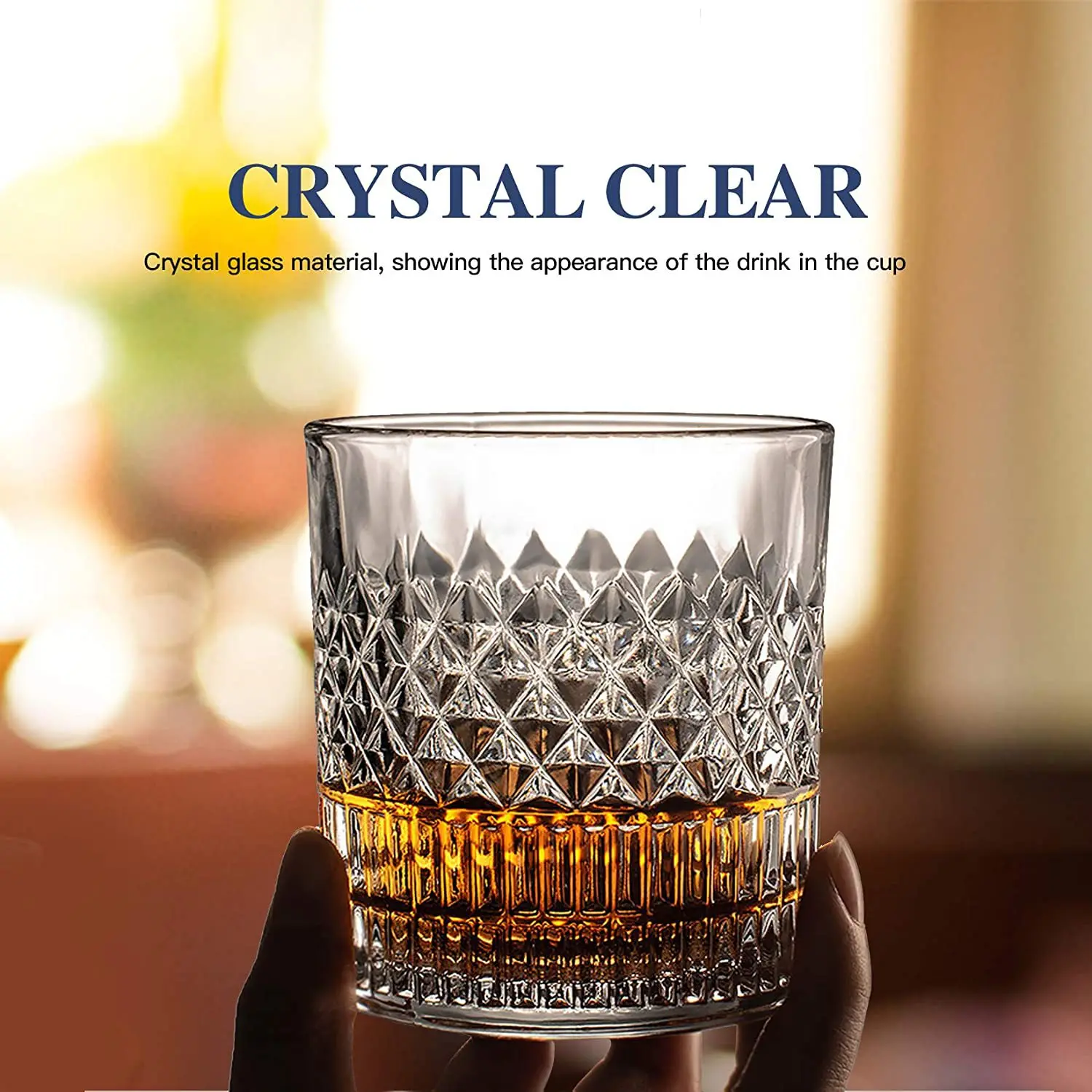 

Ultimate Whiskey Glass Set, Premium Crystal Cocktail Glasses and Beer Glasses, Perfect Drinking Experience