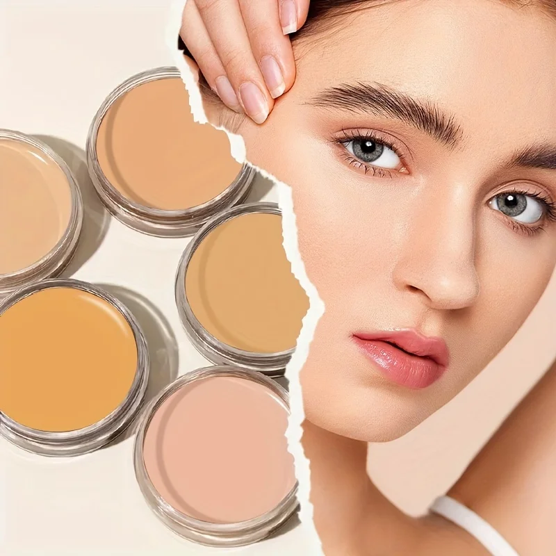 풀 커버 파운데이션 - 매트한 마무리, 크리미한 질감, 강력한 커버력, 보습, 유분 조절, 모공 감소, 끈적임 없음