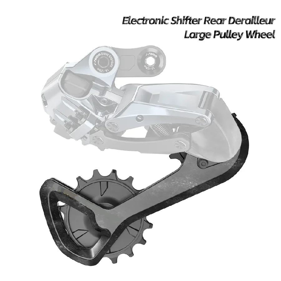 

eR9/eRX/eR7 Rear Derailleur Ceramic Bearing Carbon fiber Jockey Pulley Wheel Set Rear Derailleurs Guide Wheel