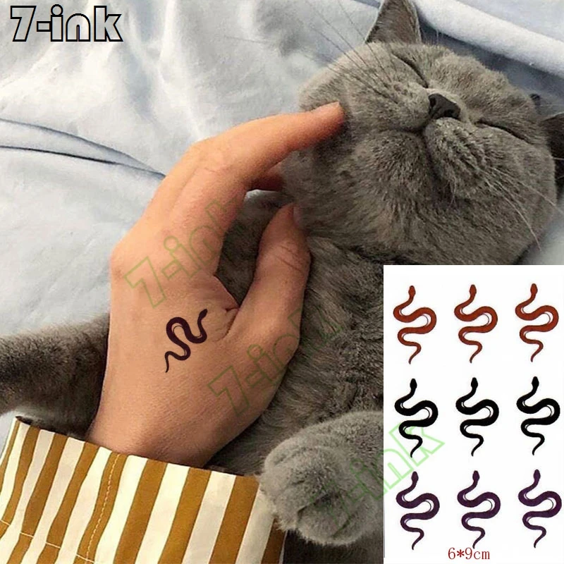 Temporäre Tattoos Aufkleber Farbe Schlange Sonne Mond Kreuz Schwarz Wort Engel Körper Kunst Wasserdicht Tattoo-Flash Gefälschte Tatto für Mann frau