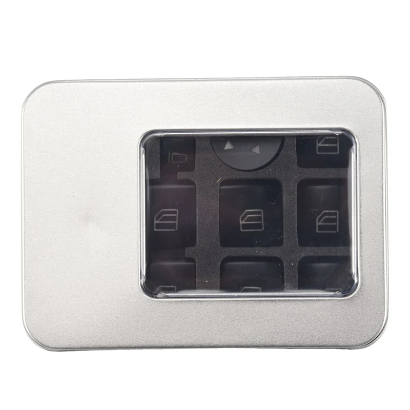 

Ingenious-12PCS Car Door Armrest Window Switch Button Trim Cover Sticker For Mercedes Benz GLK ML GL A B C E G Class W204 X166