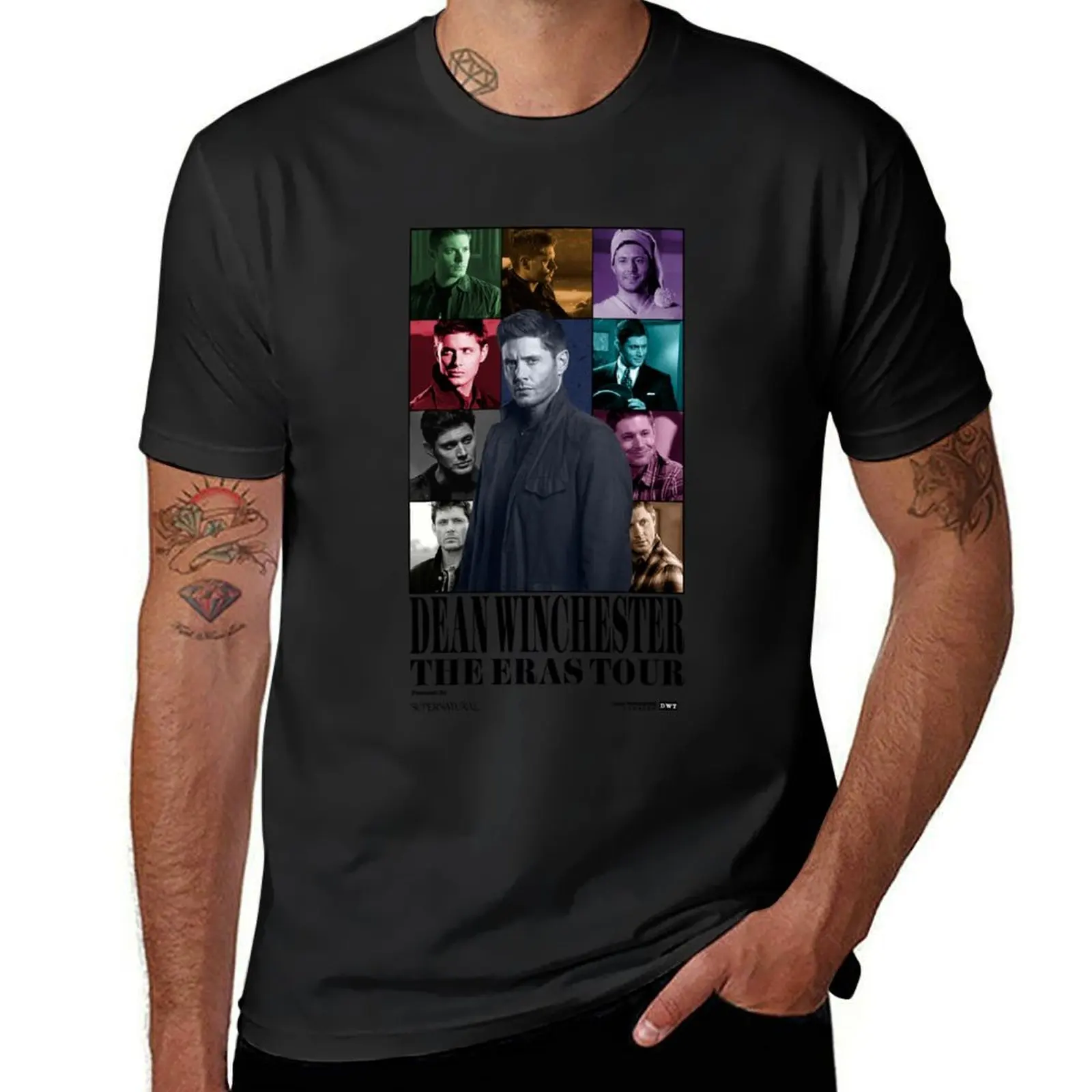 dean eras destiel T-Shirt Blouse shirts graphic tees mens t shirt graphic