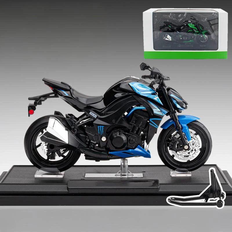 1:12 Kawasaki Z1000 Alloy Die Cast Motorcycle Model Toy Vehicle