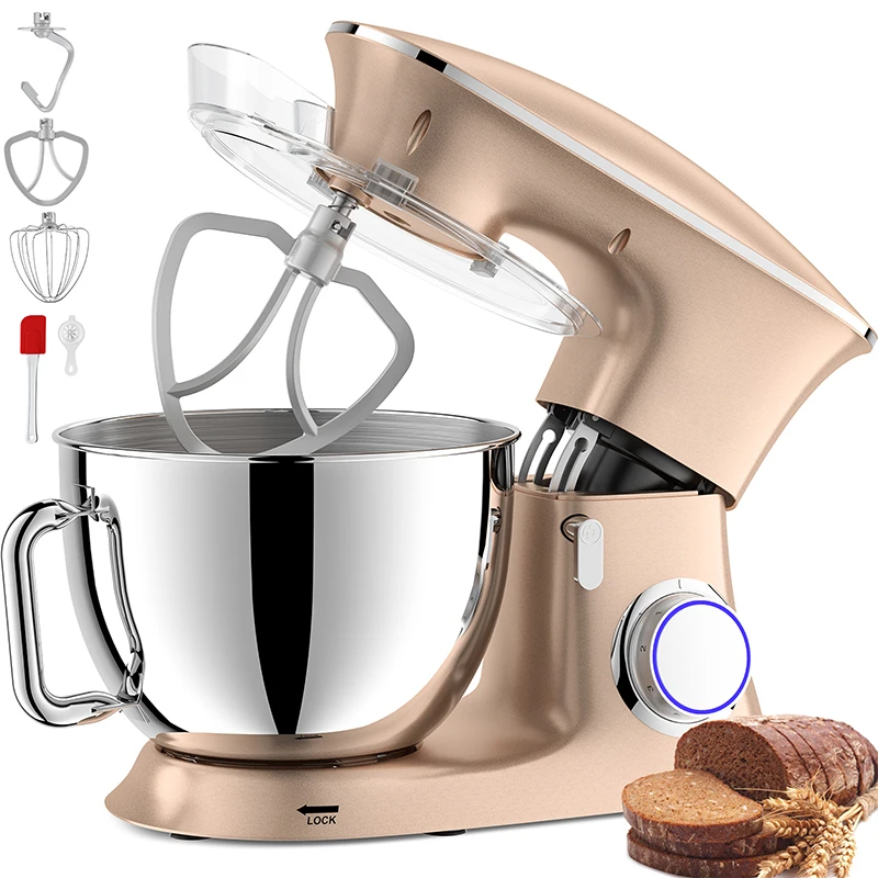 

GlowMarCommercial Winning Star Top Stand Mixers Planetary 6.5L 7L 8L Heating Stand Mixer for Baking 10 Litres