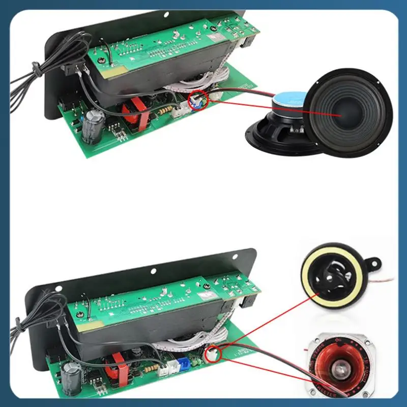 

Y22A-12V 24V 220V Digital Bluetooth Amplifier Board Subwoofer Dual Microphone Karaoke Amp Speaker Theater DIY 30W