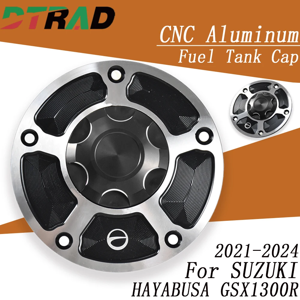 

GSX1300R гоночная быстросъемная крышка топливного бака для SUZUKI HAYABUSA GSX 1300R 2021-2025, противоугонная крышка для заливки масла с замком ключа
