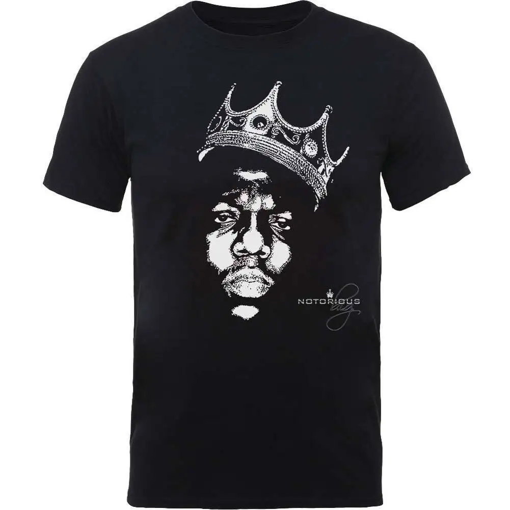 Men's  B.I.G. Crown Face Slim Fit T-shirt X-Large Black