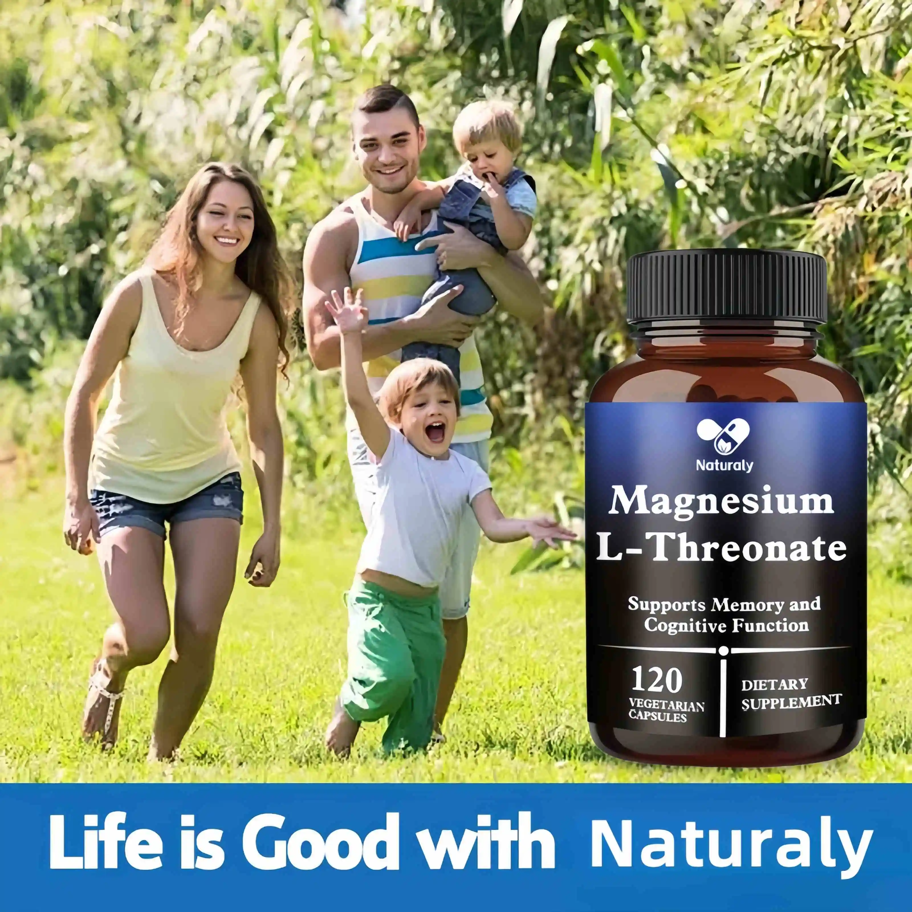 Magnesium L-Threonate Supplement – Promotes Brain Health, Improves Memory and Concentration