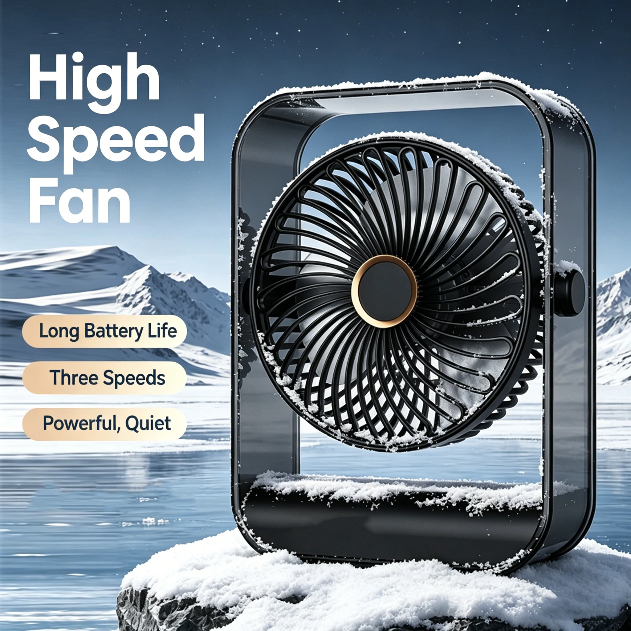 Luxury Lifestyle Design - Light Luxury Frame-Style Desktop High-Speed Circulation