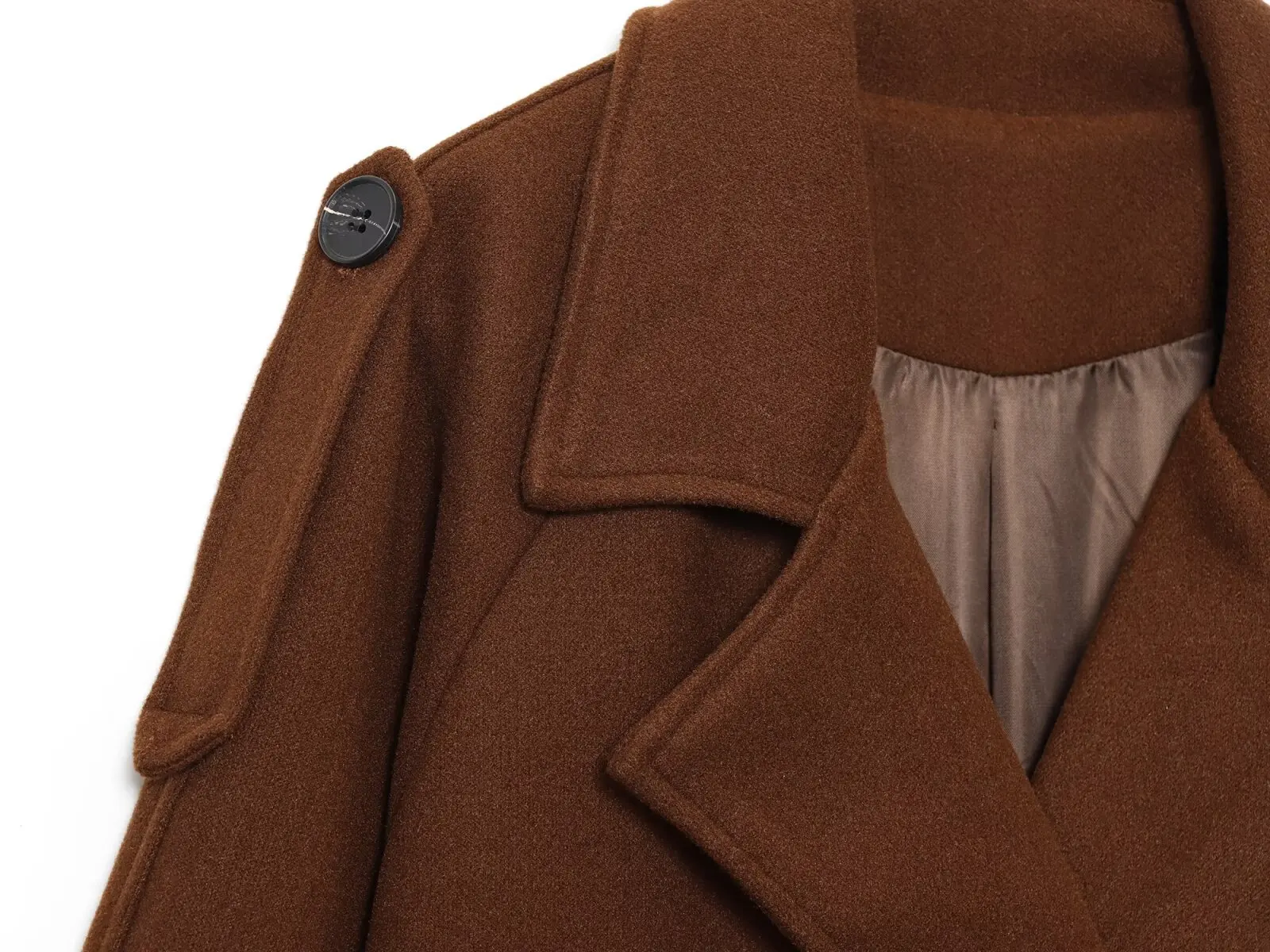 النمط الأوروبي والأمريكي 2025 موضة جديدة مزاجه ركاب نمط المرأة معطف سترة صوفية التلبيب