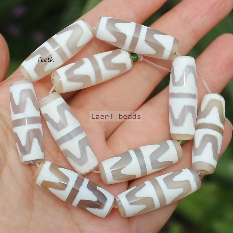 1pcs Natural Agate 28-30mm Many patterns White Tibet Dzi Agate,Lucky Symbol,Powerful Amulet,For DIY Jewelry Making !