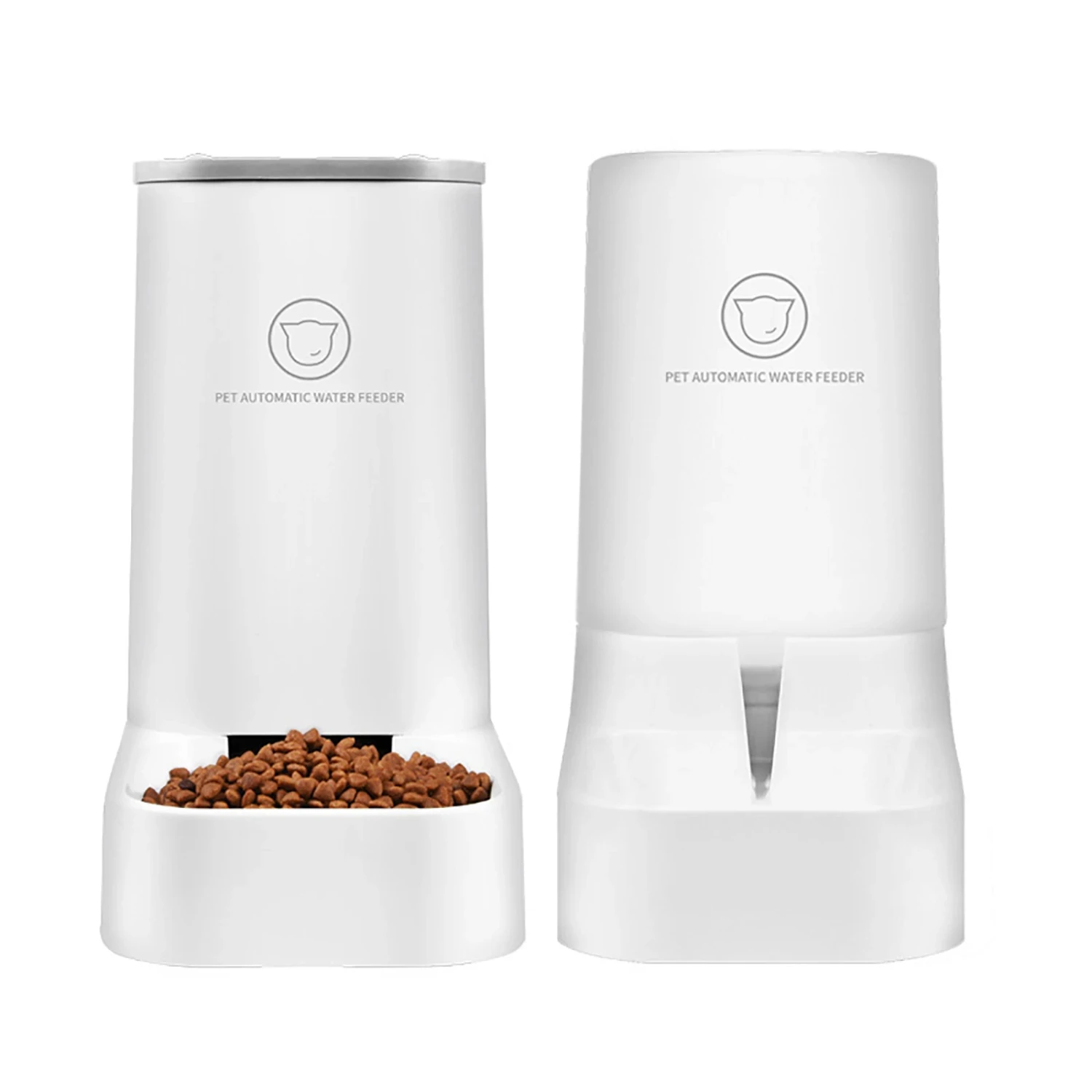 Alimentador automático de gran capacidad para perros y gatos, dispensador de agua desmontable para perros y gatos, dispositivo de alimentación de alimentos para perros y gatos, suministro para mascotas, 3,8l