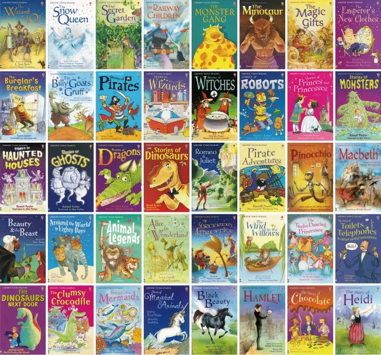  usborne první 2nd 3rd 4th čtení sbírání knihovna anglický malba objednat učení osvěta nápověda děti růst dle lodni čtečka