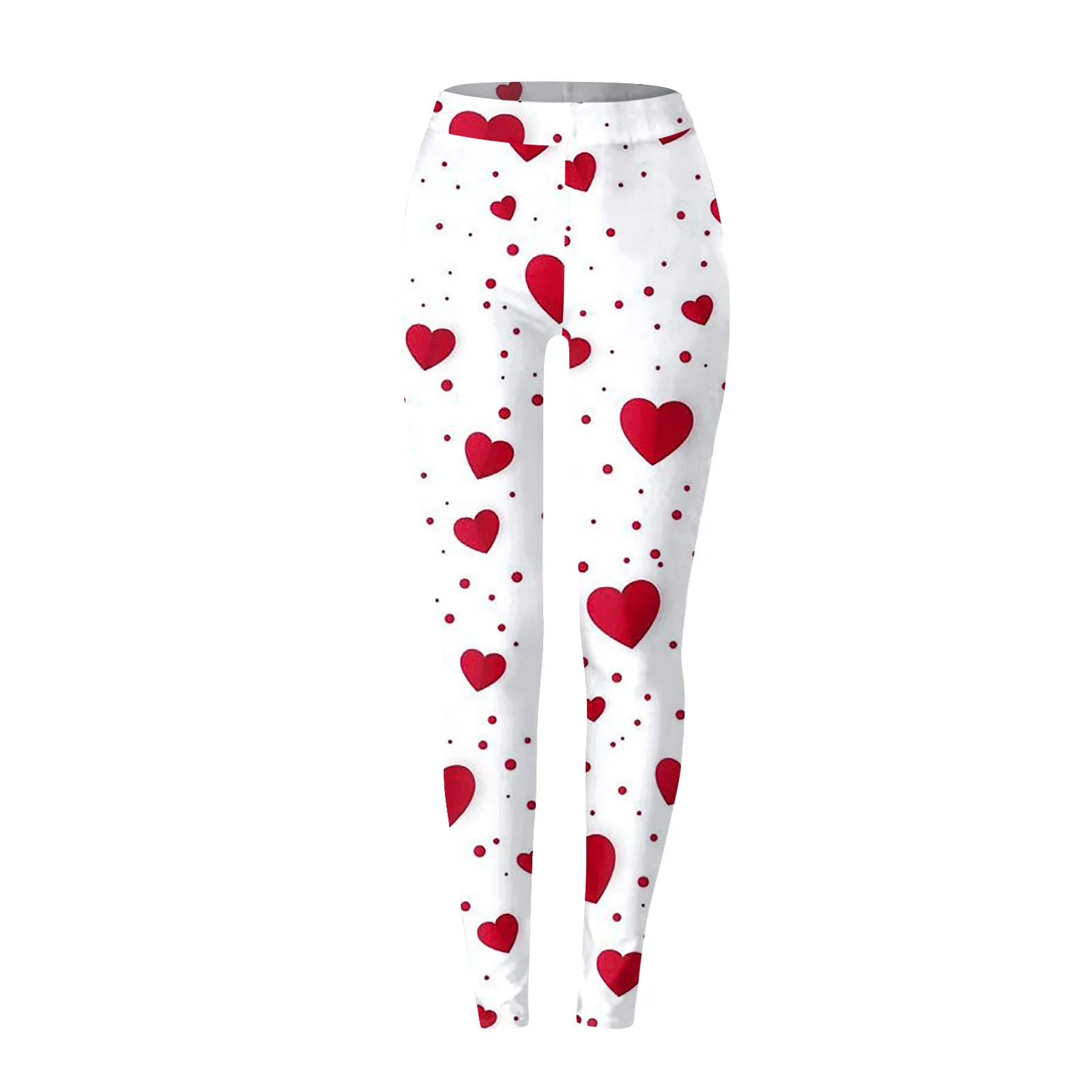 Mallas con estampado de San Valentín para mujer, Leggings informales, cómodos, estéticos Vintage, para el hogar