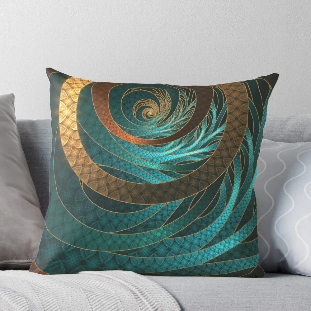 

Beautiful Corded Leather Turquoise Fractal Bangles Throw Pillow Custom Cushion Photo Couch Cushions christmas decorations 2024