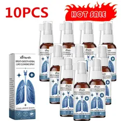 10X 30ml Herbal Lung Cleanse Mist – Powerful Lung Support, Cleanse & Breathe – Herbal Mist Health Care Herbal Lung Cleanse Spray