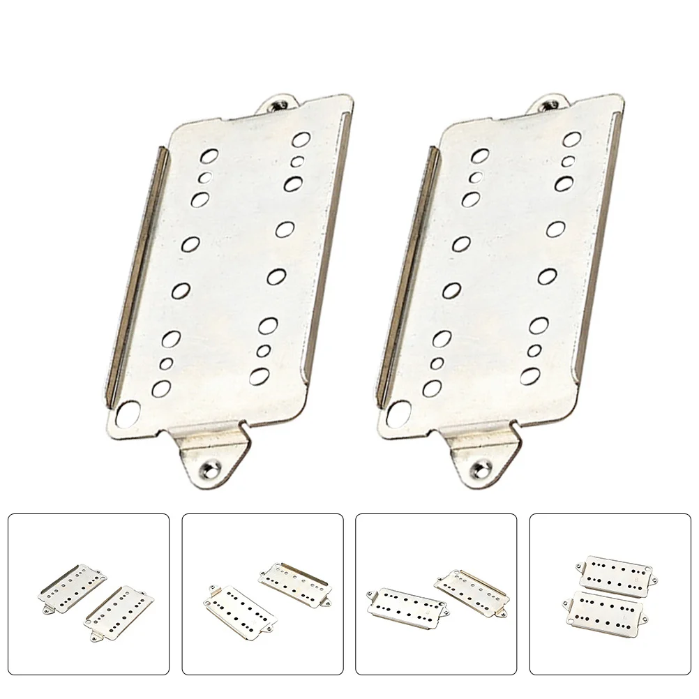 

2pcs Guitar Pickup Base Plate Metal For Electric Guitar Humbucker Replacement Part Pickup Protector Bass Instrument Accessory
