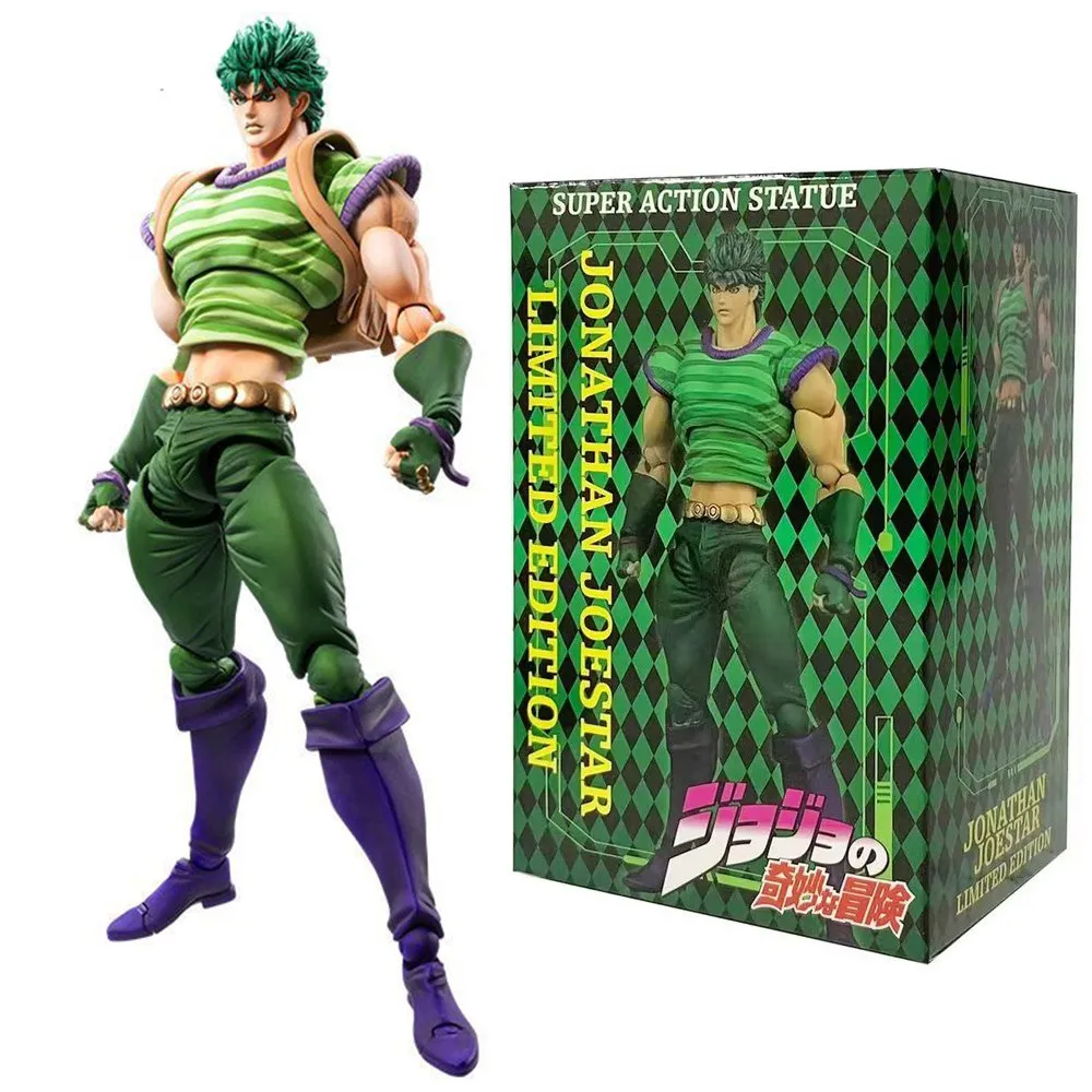 18CM Anime JoJo's Bizarre Adventure Figure Jonathan Joestar Statue Legend Standing Model Toy Gift Aciton Figure