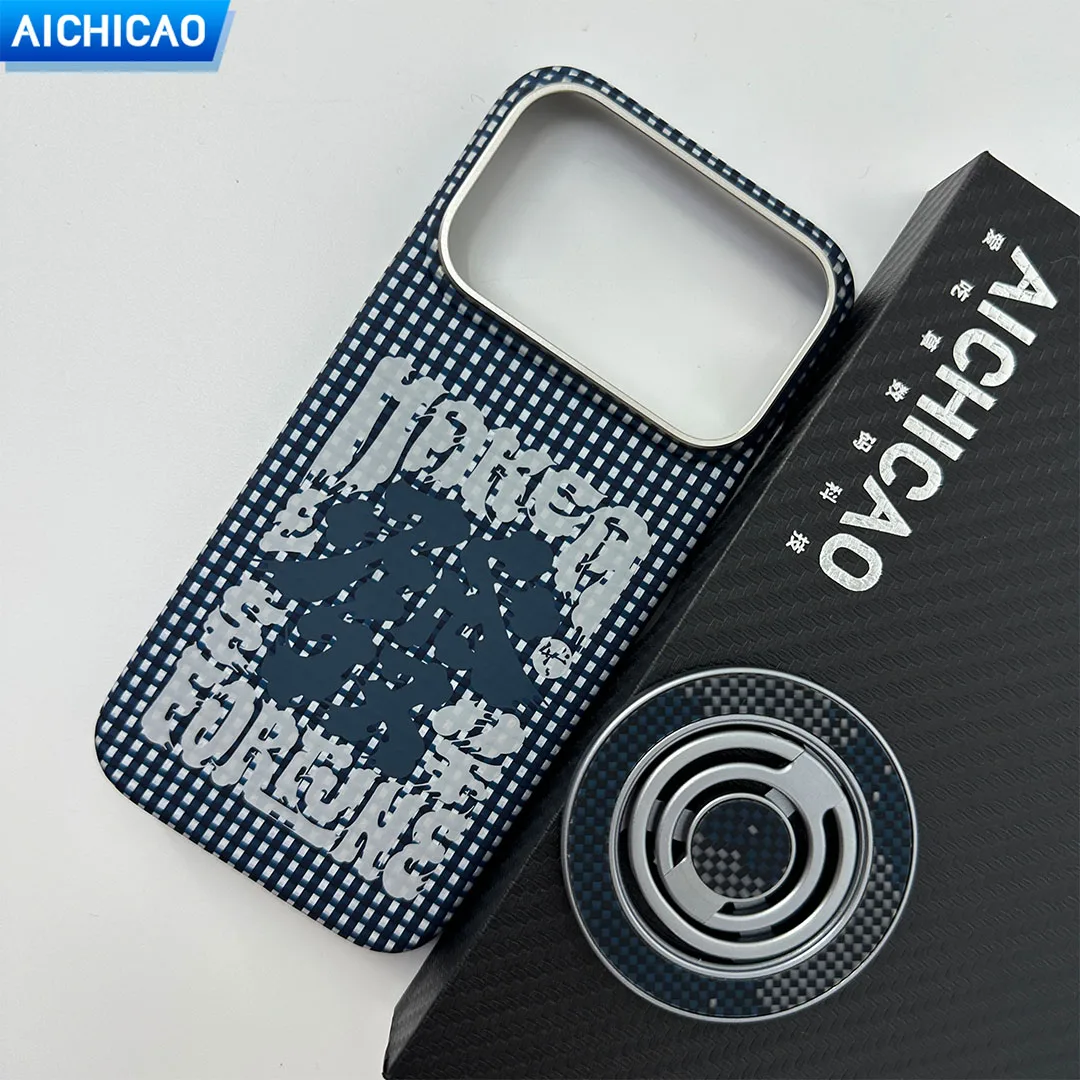 

Чехол для телефона ACC-Real из углеродного волокна для iphone 17Pro/17ProMax с ультратонким корпусом из арамидного волокна Magsafe