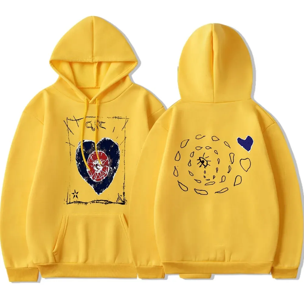 Vintage Punk Gothic Men's Hooded Sweatshirts, Rock Band, The Cool Friday, I'm In Love, Harajuku Streetwear, 2024