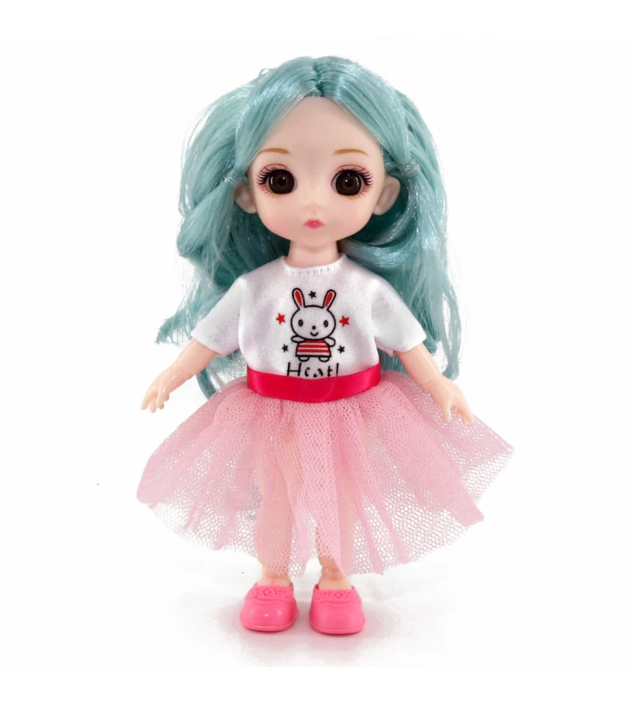 doll 16cm Cute And Elegant Style, 13 Articulated Dolls With Movable Joints Clothing Matching BJD Princess 1/12 Girl Gift Toy