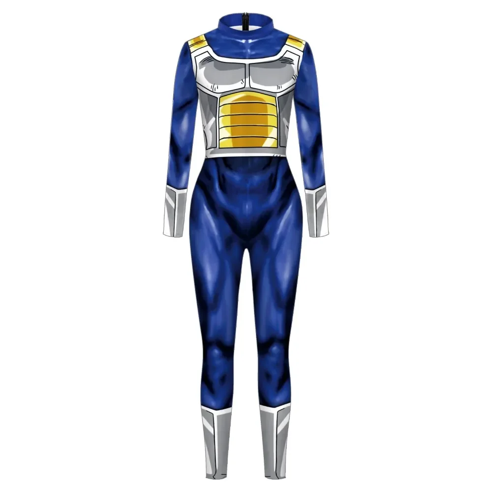 Anime Printing Fancy Outfit Long Sleeve Cosplay Adult Costume Catsuits Muscle Mens Bodysuit Tight Zentai Jumpsuit