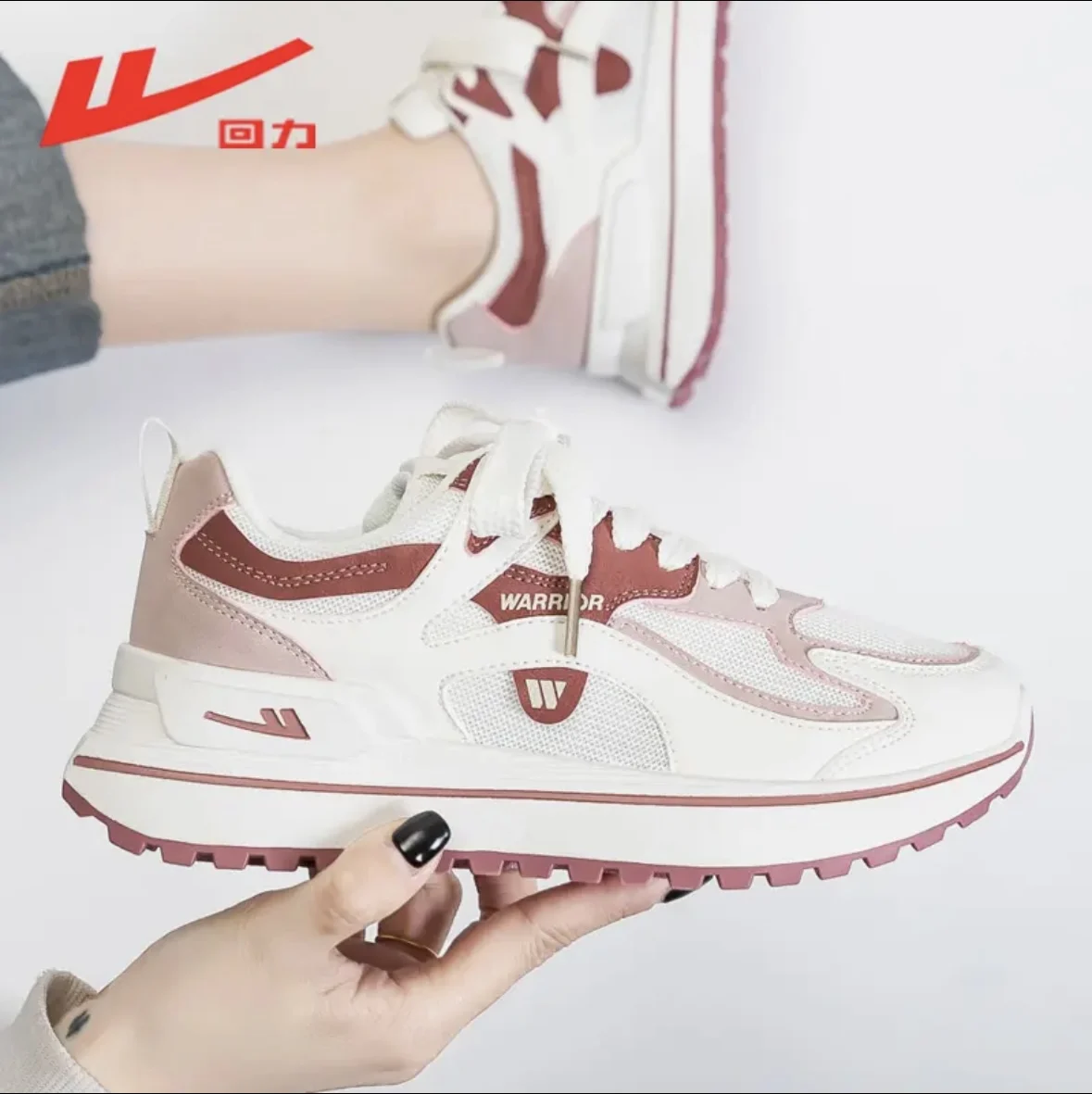 2023 Women's Casual Sneakers Summer Comfortable Breathable Platform Shoes Fashion Women Versatile Lace-up Shoe кроссовки женские