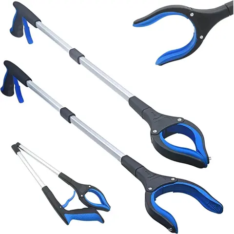 1 PC 32in/83cm Foldable Gripper Extender Hand Tools Litter Reachers Pickers Collapsible Garbage Reacher Grabber Pick Up Tools