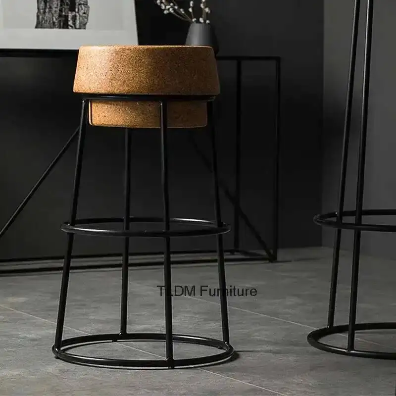 

Bar Bar Simple Bar Stool Stools Nordic Table Furniture for Home Kitchen Chair High Stool Clothing Store Photo Stool Modern Chair