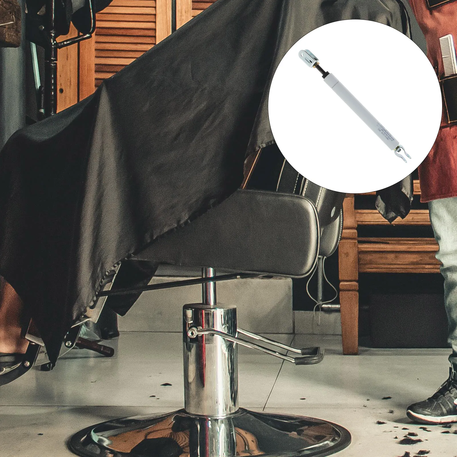 

Barber Chair Fittings Hydraulic Cylinder Gas Spring Mounting Rod Salon Chair Parts Adjustable Height Iron Material Stable
