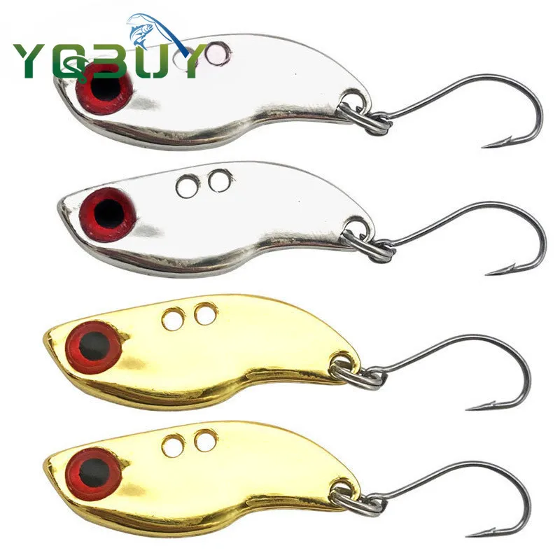 1pcs 2.5-5g Fishing Jig Spoon Lure VIB Metal Blade Baits Fishing Spoon for Trout Bass Salmon Lure