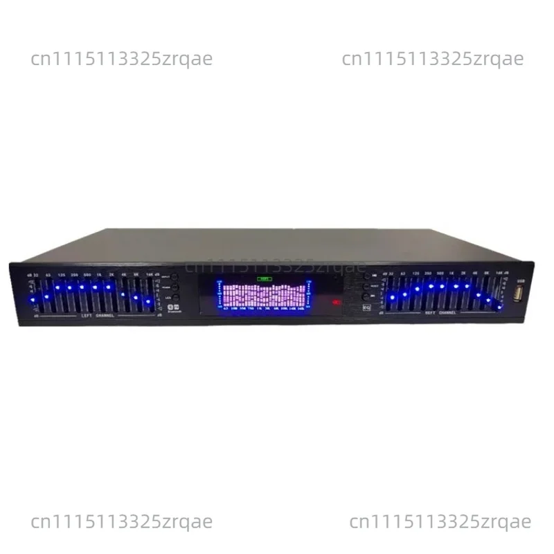 220v  EQ665 Equalizer Hifi Home EQ Equalizer Dual 10 BAND Stereo Treble Alto Bass Regulation With Built-in Bluetooth New