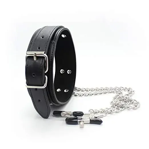ألعاب الكبار ألعاب مثيرة للنساء الأزواج BDSM عبودية الوثن طوق سلسلة الياقات الحلمة المشابك المهبل البظر منتجات جنسية