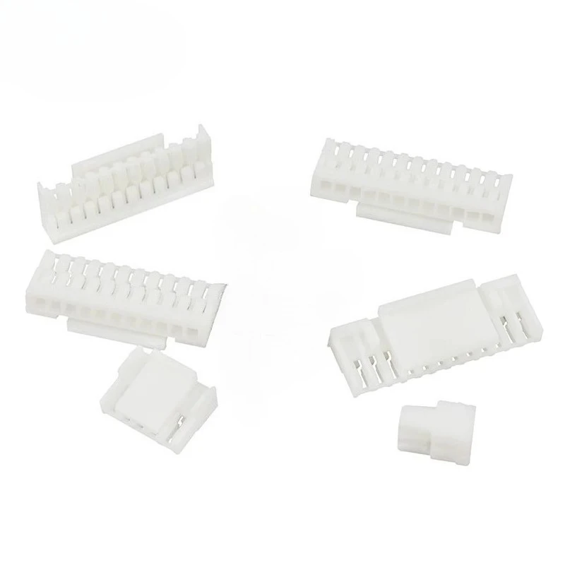 50PCS GH1.25 2/3/4/5/6/7/8/10-16P rubber shell with 1.25mm spacing and locking connector plug