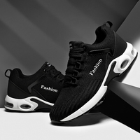 Summer Men's Shoes Trend Casual Sneakers Comfortable Breathable Mesh Outdoor Running Thick Sole Anti Slip Hiking Men's Shoes