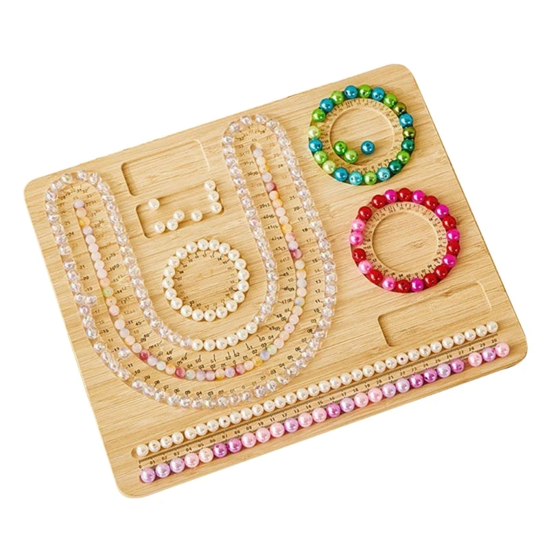 Shaped Bracelet Design Board Bead Board Mats Necklace Beading Jewelry Tray N58F