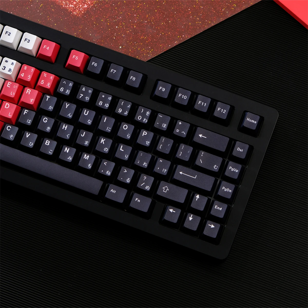 Imagem -05 - Samurai Dye Sublimação Keycaps 129 Chaves Keycap Perfil Cereja Switches mx Teclado Mecânico Cor Gradiente