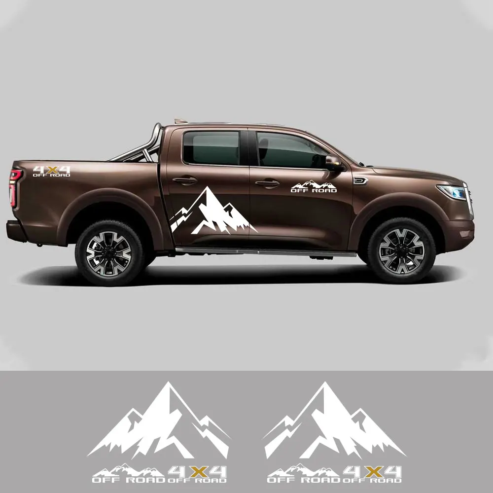 

Pickup Creative Door Side Stickers For Chevrolet Silverado Ford F150 Toyota Hilux Tacoma Truck Decor Car Decals Auto Accessories