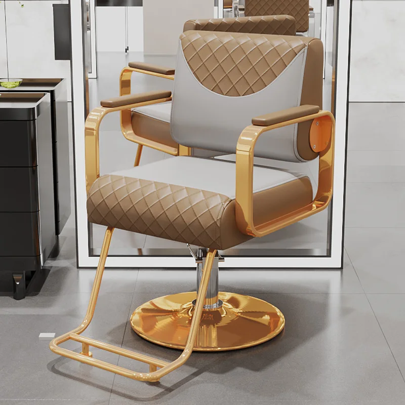 เก้าอี้ตัดผมสุดหรู ดีไซน์เฉพาะตัว สำหรับมืออาชีพ สไตล์มินิมอล ทันสมัย นั่งสบาย เฟอร์นิเจอร์ร้านเสริมสวย