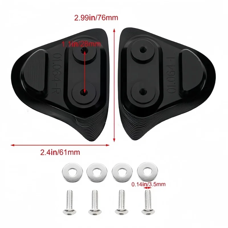 2024 مرآة ثقب غطاء ل R1 R1M YZF-R1 2020 2021 2022 2023 2024 دراجة نارية الزجاج الأمامي مدفوعة مرآة مزيلات غطاء r1 r1m